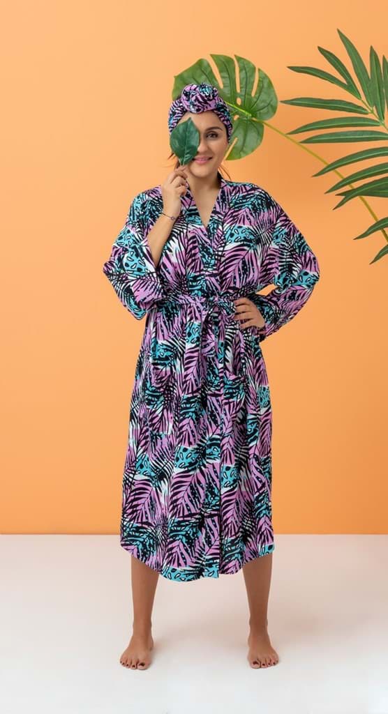 Show details for Zebra Love Robe	 Picture of Zebra Love Robe